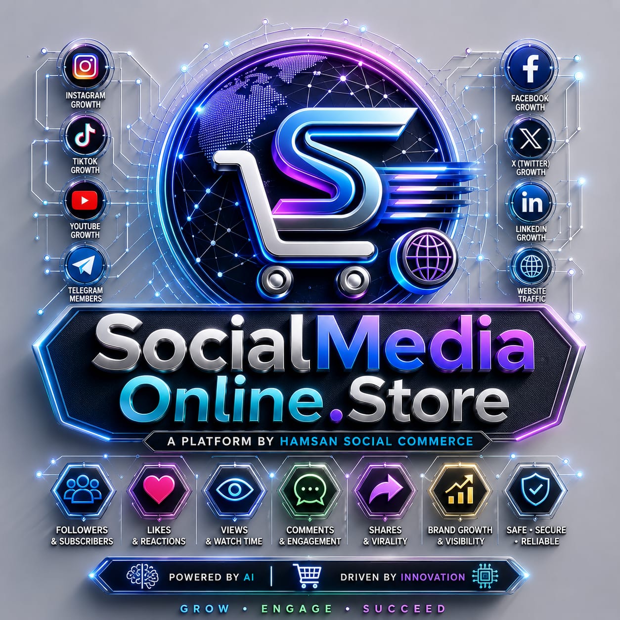 HAMSAN Digital Growth Logo