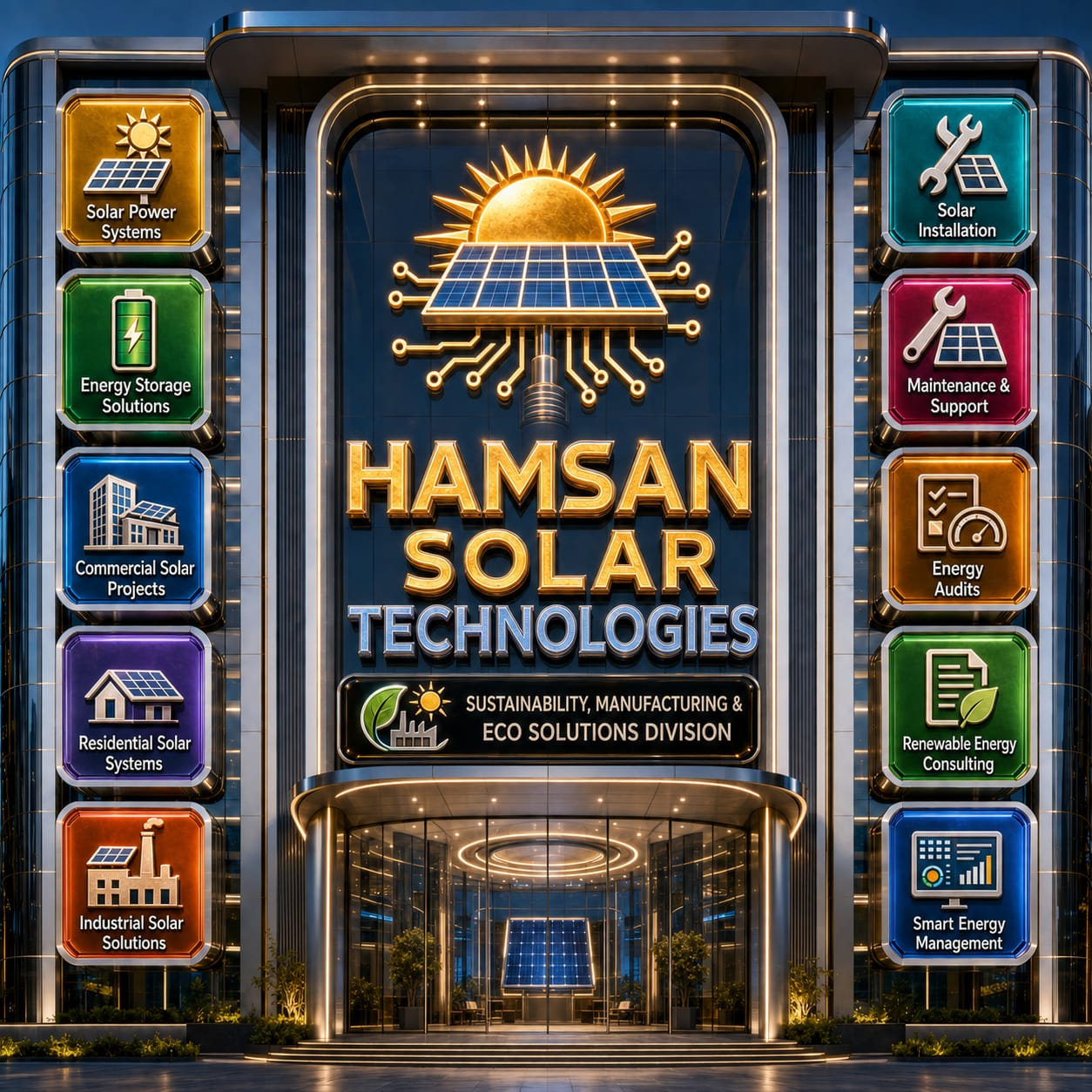 HAMSAN Solar Technologies Logo
