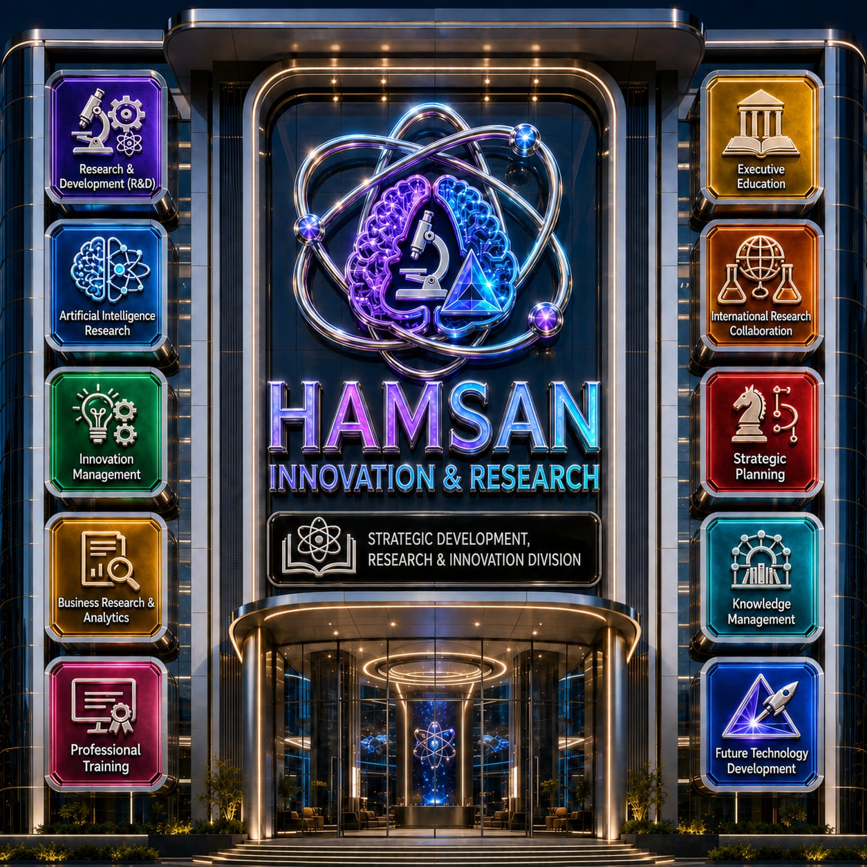 HAMSAN Innovation & Research Logo