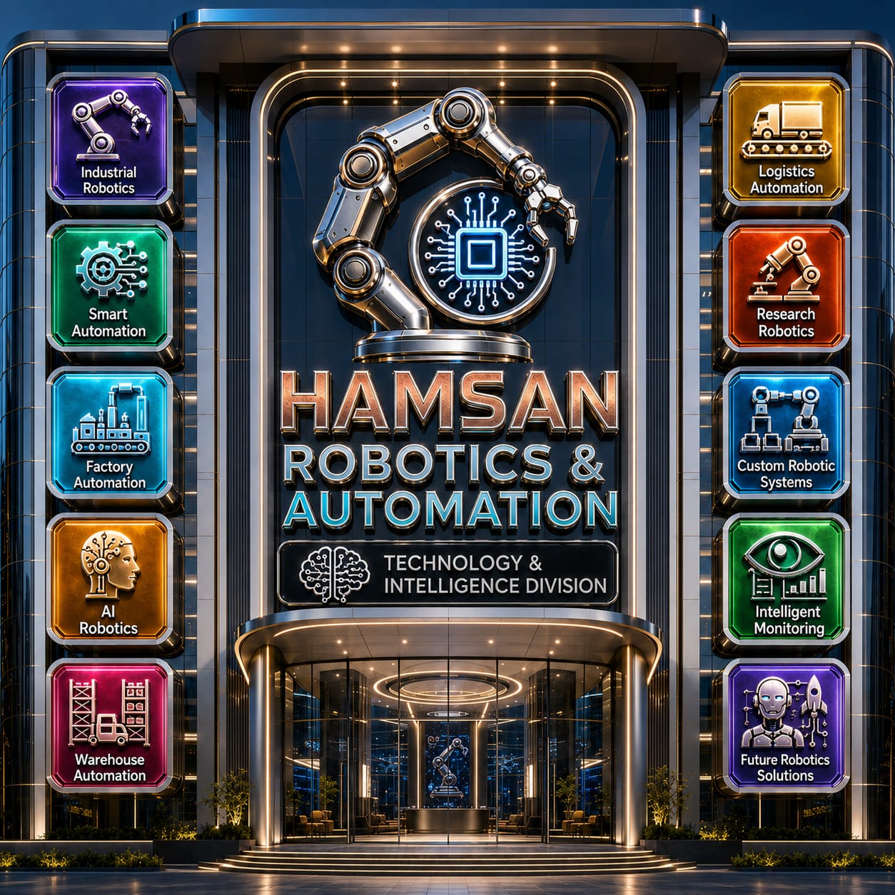 HAMSAN Robotics & Automation Logo