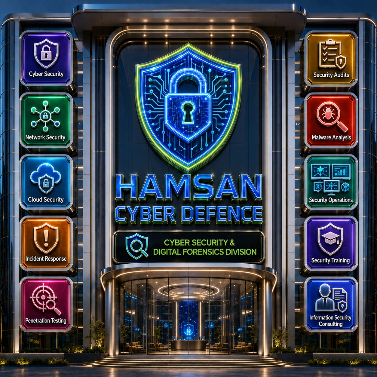 HAMSAN Cyber Defence Logo