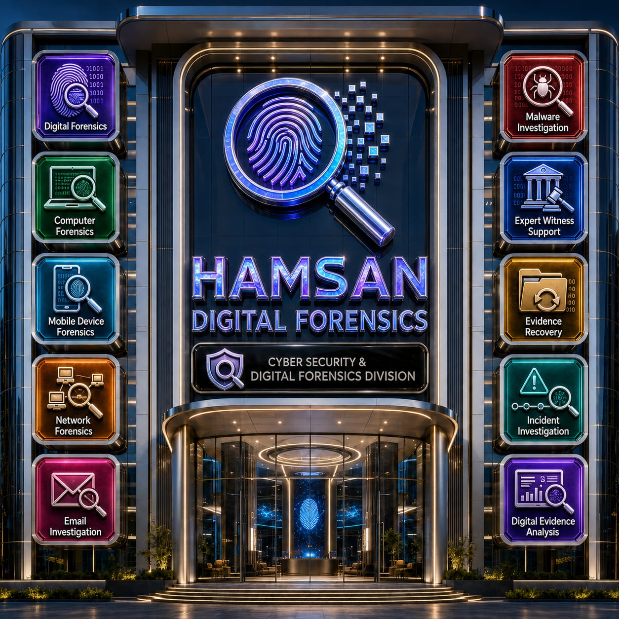 HAMSAN Digital Forensics Logo