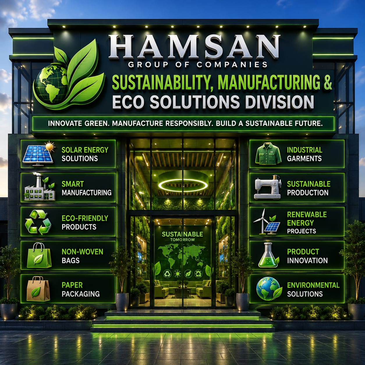 Sustainability Manufacturing and Eco Solutions Division Logo