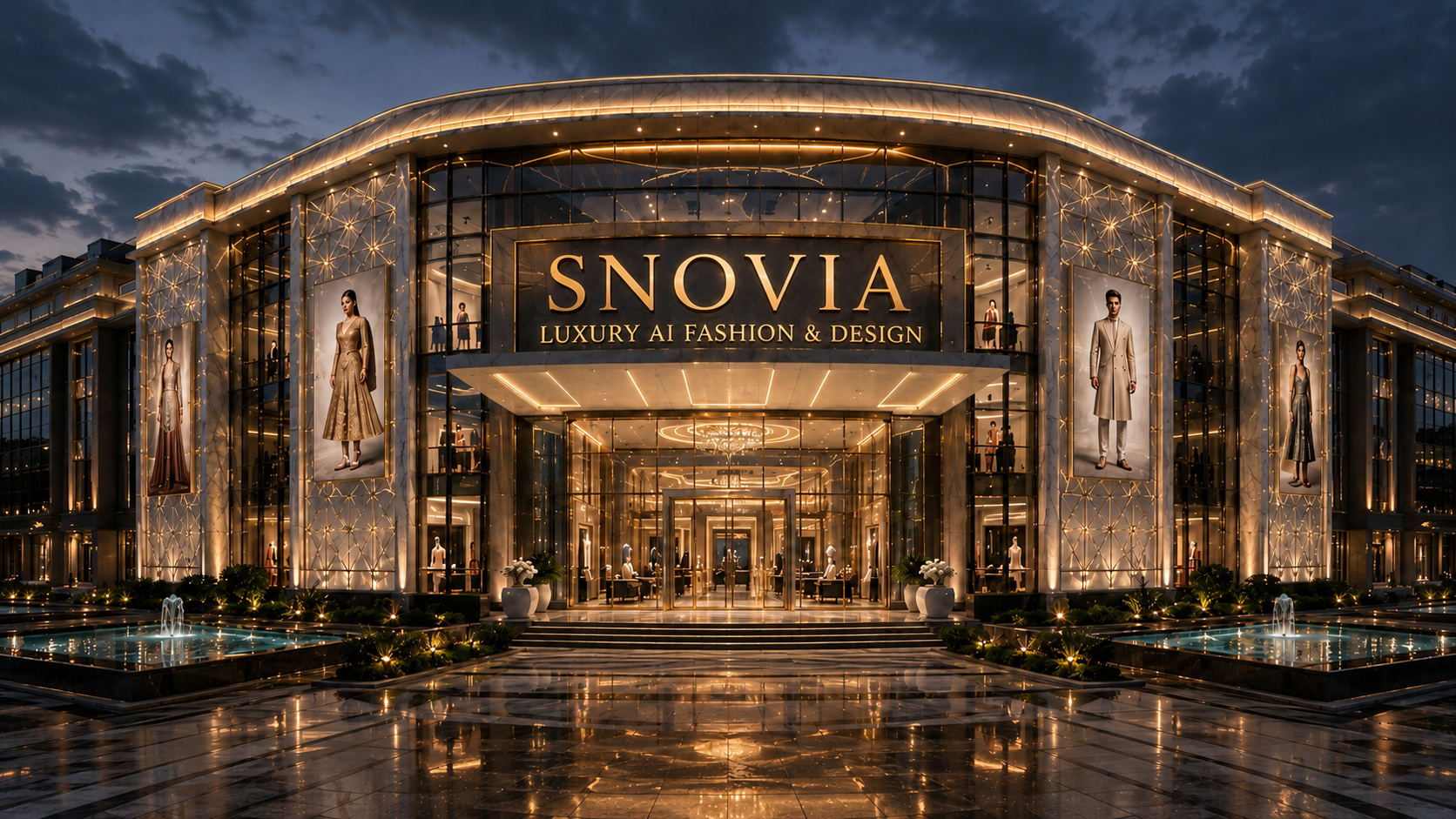 SNOVIA Luxury AI Fashion and Design experience center