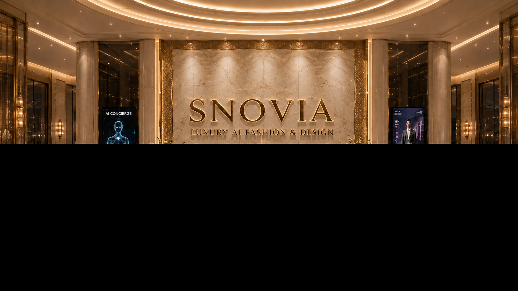 SNOVIA Luxury AI Fashion and Design reception