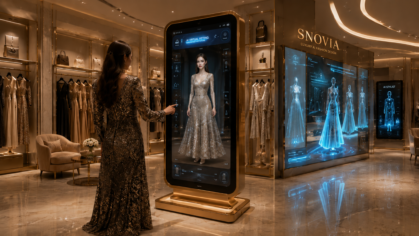 AI Virtual Fitting Mirror
