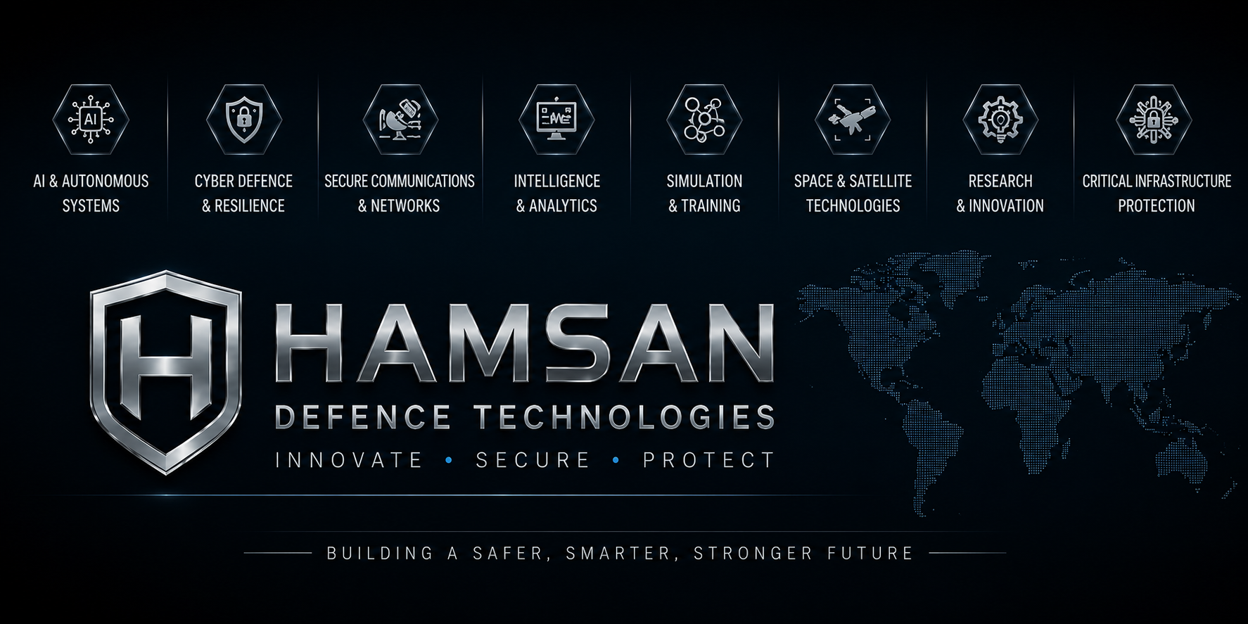 HAMSAN Defence Technologies capabilities, global presence and brand statement