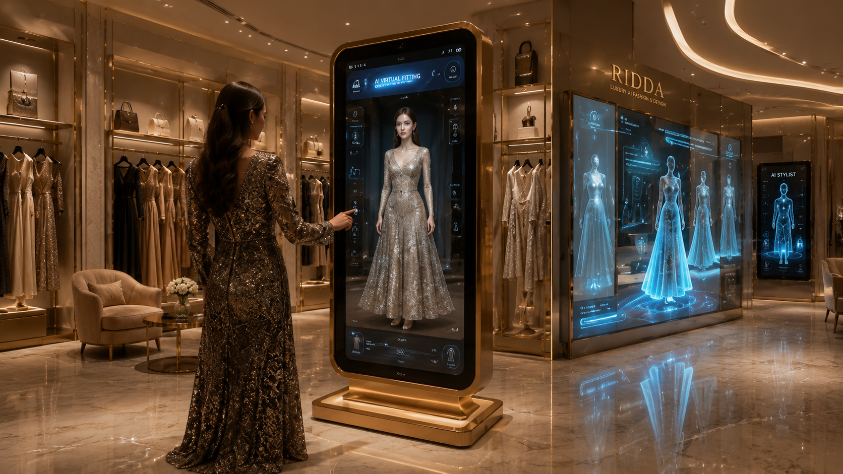 AI Virtual Fitting Mirror